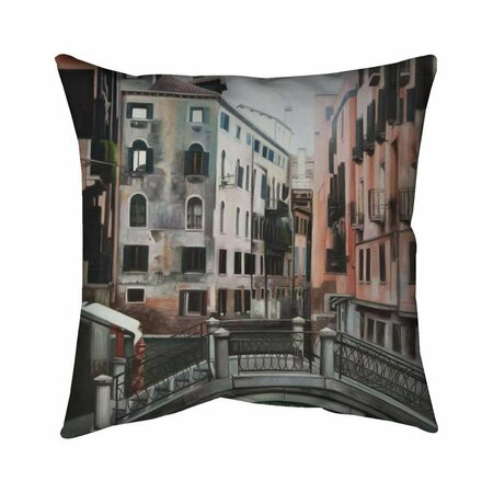 BEGIN HOME DECOR 20 x 20 in. Venice-Double Sided Print Indoor Pillow 5541-2020-AR11